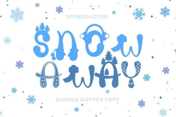 A Playful Winter Font for Memorable Branding