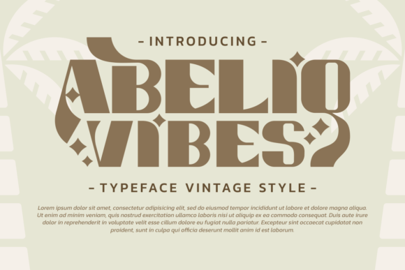 Abeliq Vibes: A Display Font That Makes Campaigns Stand Out