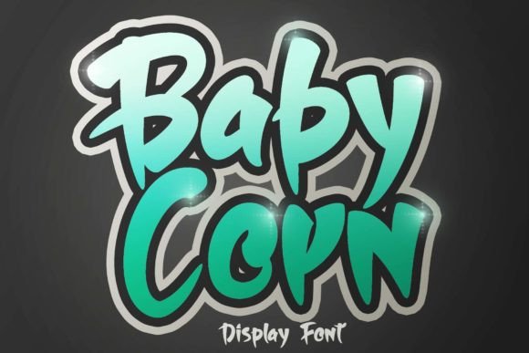 Baby Corn: A Bold, Readable Display Font for Crafters