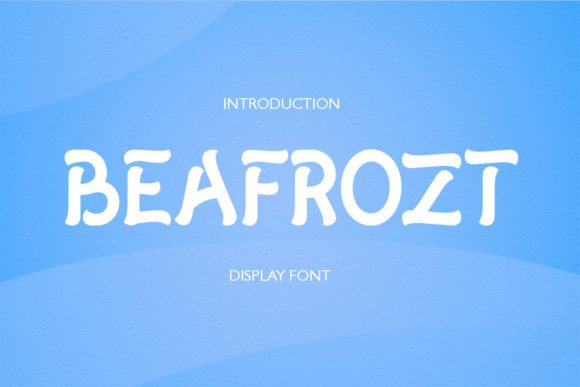 Beafrozt: A Display Font for Memorable Web Design