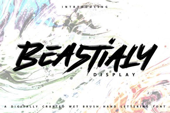 Beastialy: A Display Font That Packs a Punch for Digital Design
