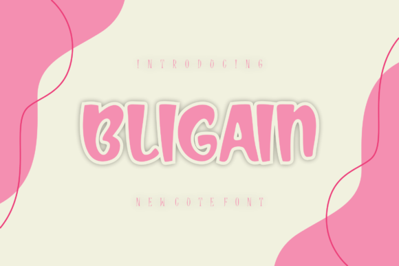 Bligain: A Bold Display Font for Modern Editorial Design