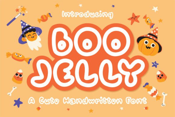 Boo Jelly: A Handwritten Display Font That Feels Like Real Pen on Paper