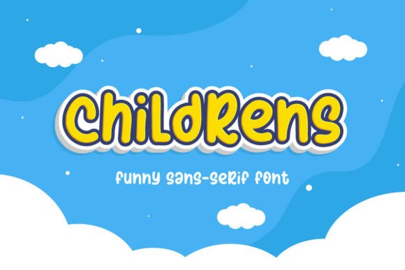 Childrens: The Playful Display Font That Makes Handmade Products Shine