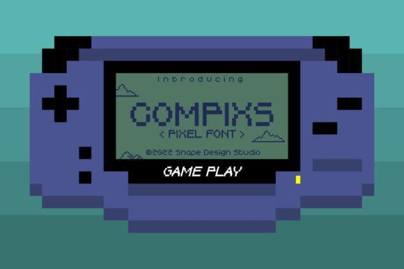 Compixs: A Pixel-Perfect Retro Font for Crafts