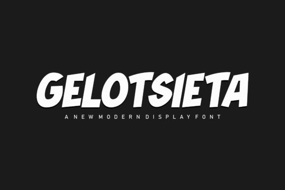 Gelotsieta Font: A Bold Typeface for Campaign Design