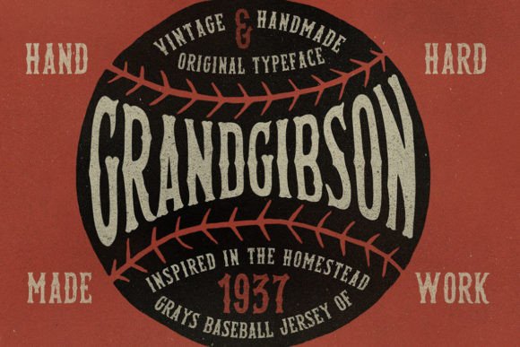 Grand Gibson: A Standout Display Font for Handmade Labels and Boutique Branding