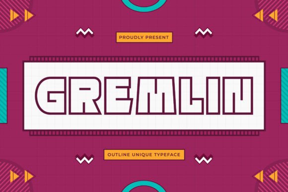 Gremlin: A Display Font with Raw, Graphic Personality