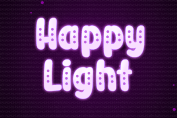 Happy Light: A Playful Display Font for Campaigns