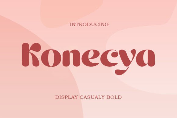 Konecya: A Fresh Display Font for Editorial Storytelling