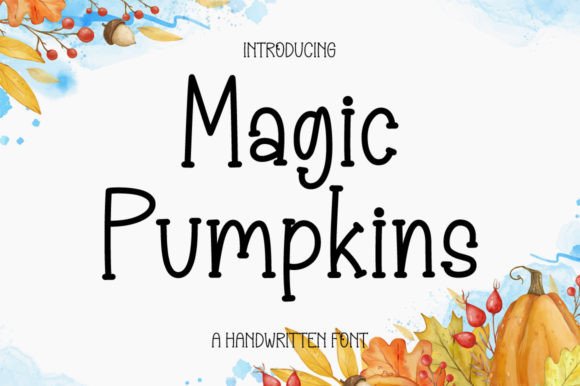 Magic Pumpkins: A Cute Handwritten Font for Cozy Campaigns