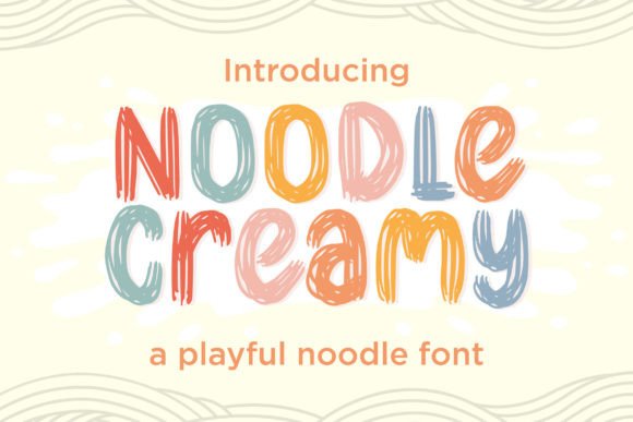 Noodle Creamy Adds Playful Charm to Website Headers and Landing Pages