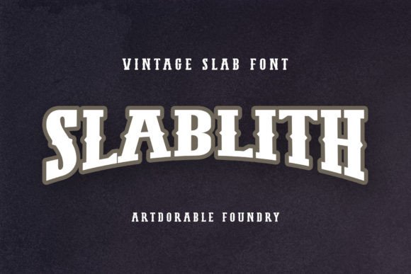 Slablith: A Vintage Display Typeface That Elevates Small Business Branding