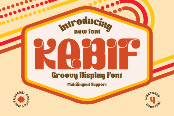 Testing the Kabif Font in a Retro Web Design Project