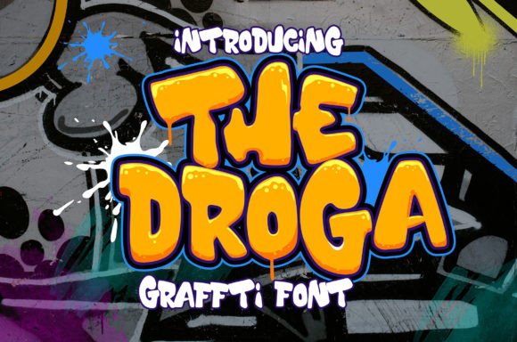 The Droga Font Makes Editorial Design Feel Electric