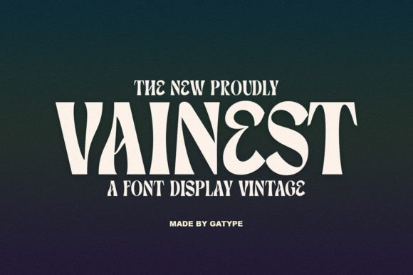 Vainest: A Font for Campaigns That Need Vintage Charm and Clear Impact