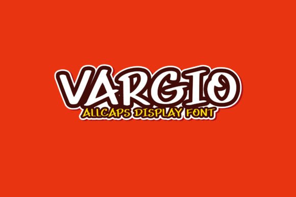 Vargio: A Retro Display Font for Handmade Branding Projects