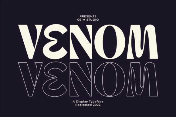 Venom Font: A Bold Display Typeface for Campaign Creatives